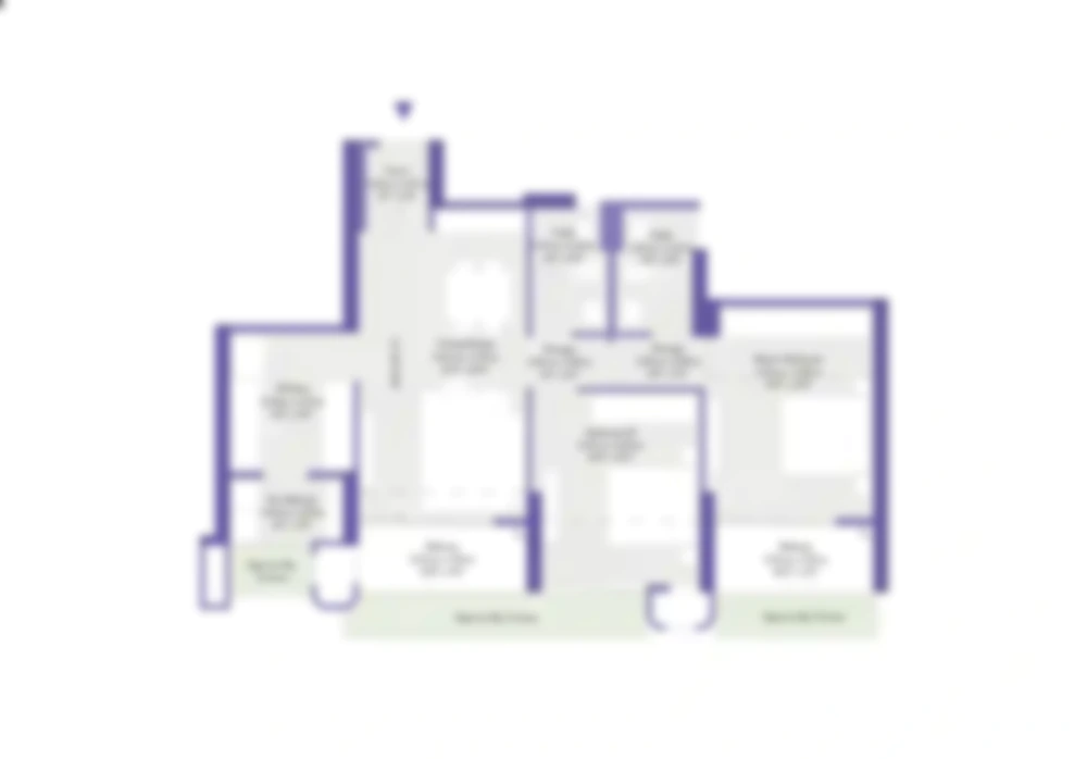 2 BHK - 630 sq ft